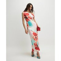 River Island Womens Orange One Shoulder Maxi Dress | River Island UK & IE