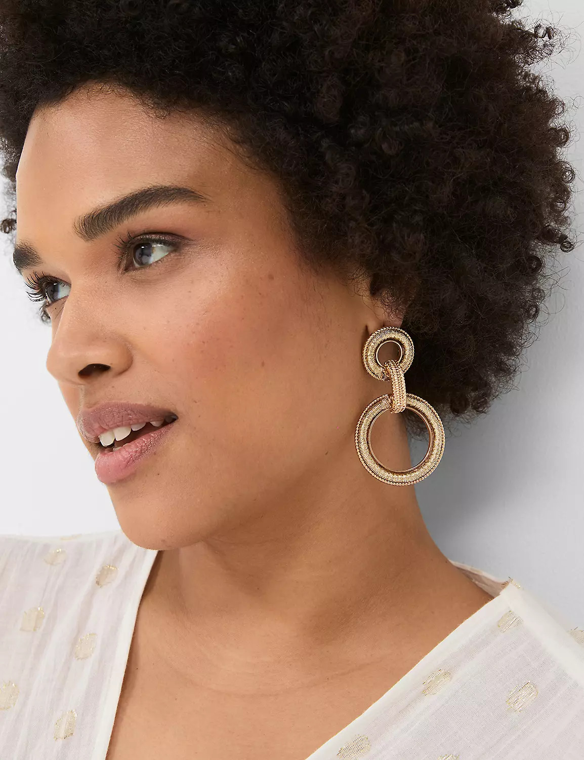 Metal Statement Drop Earrings | LaneBryant | Lane Bryant (US)