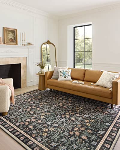 Loloi Rifle Paper Co. Eden Collection EDE-02 Mughal Garden Black 8'-6" x 11'-6" Area Rug feat. CloudPile™ | Amazon (US)