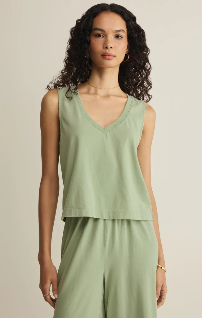 Sloane V-Neck Cotton Jersey Tank | Z Supply
