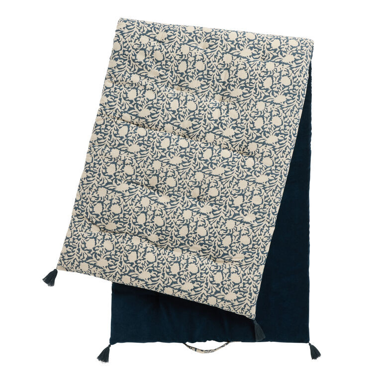 Floral Block Print Lounge Cushion | World Market