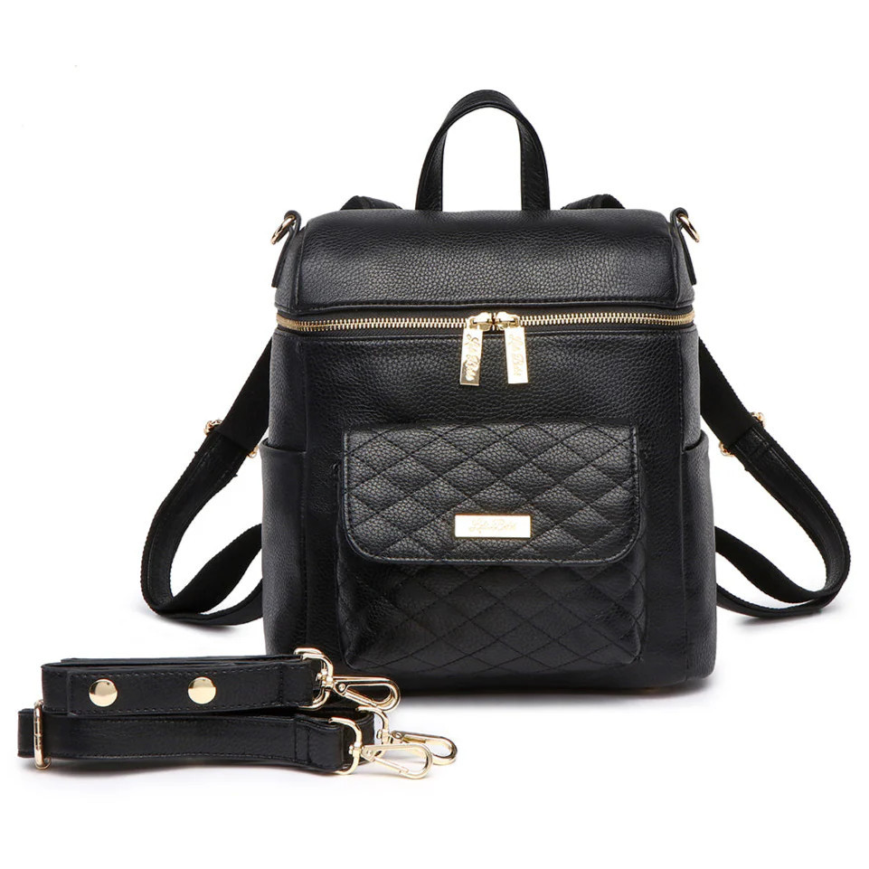 Petit Diaper Bag Ebony Black | Luli Bebé