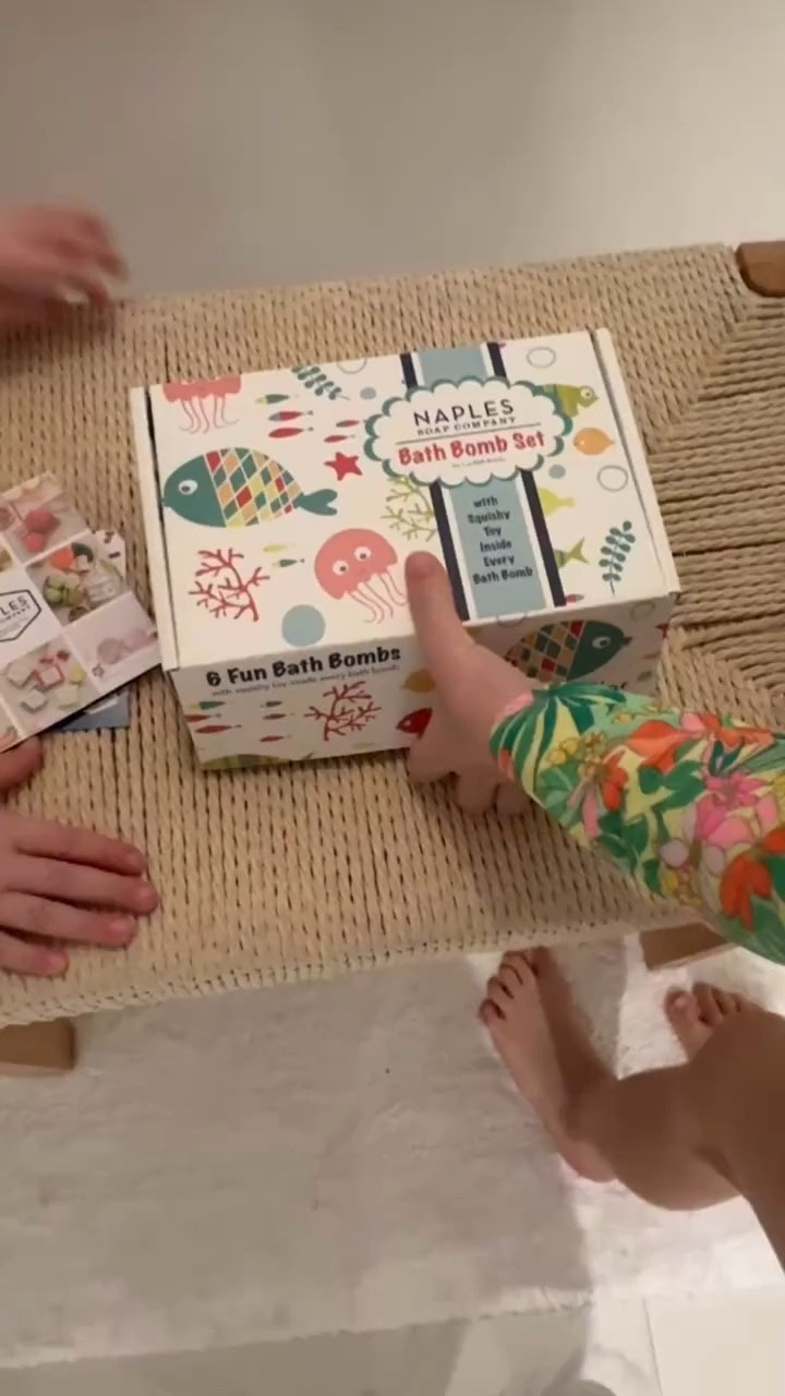My kids LOVE a bath bomb so we were so excited to try the new Fizz N Fun Bath Bomb Set from local Naples business @naplessoap. 

The set comes with 6 kid friendly fruity scented bath bombs that dissolve to reveal a squishy and adorable ocean inspired bath toy. 

Everything about these bath bombs is high quality which I love. The ingredients are free from ‘badditives’ as they call them (paraben, sulphate, phthalate free so ok for kids with sensitive skin like mine) and includes organic and natural ingredients like Shea butter, cocoa butter and Epsom salts that leave kids skin feeling soft. 

The added bonus, they turn the bath fun colors and they smell delicious, each one has a different fruity scent and my kids can’t wait for their next bath time treat! 

This set would make a great christmas present or you can buy the bath bombs individually as stocking stuffers. They also do adorable holiday soap sets and pre made gift sets perfect for hostess or teacher gifts. 

Shop the holiday gifting edit from the Naples Soap Company on my @shop.ltk today! #gift #partner

#LTKFindsUnder100 #LTKKids #LTKGiftGuide