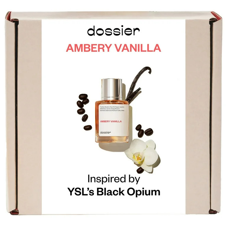 Dossier Ambery Vanilla Eau De Parfum, Inspired by YSL's Black Opium, Perfume for Women, 1.7 oz | Walmart (US)