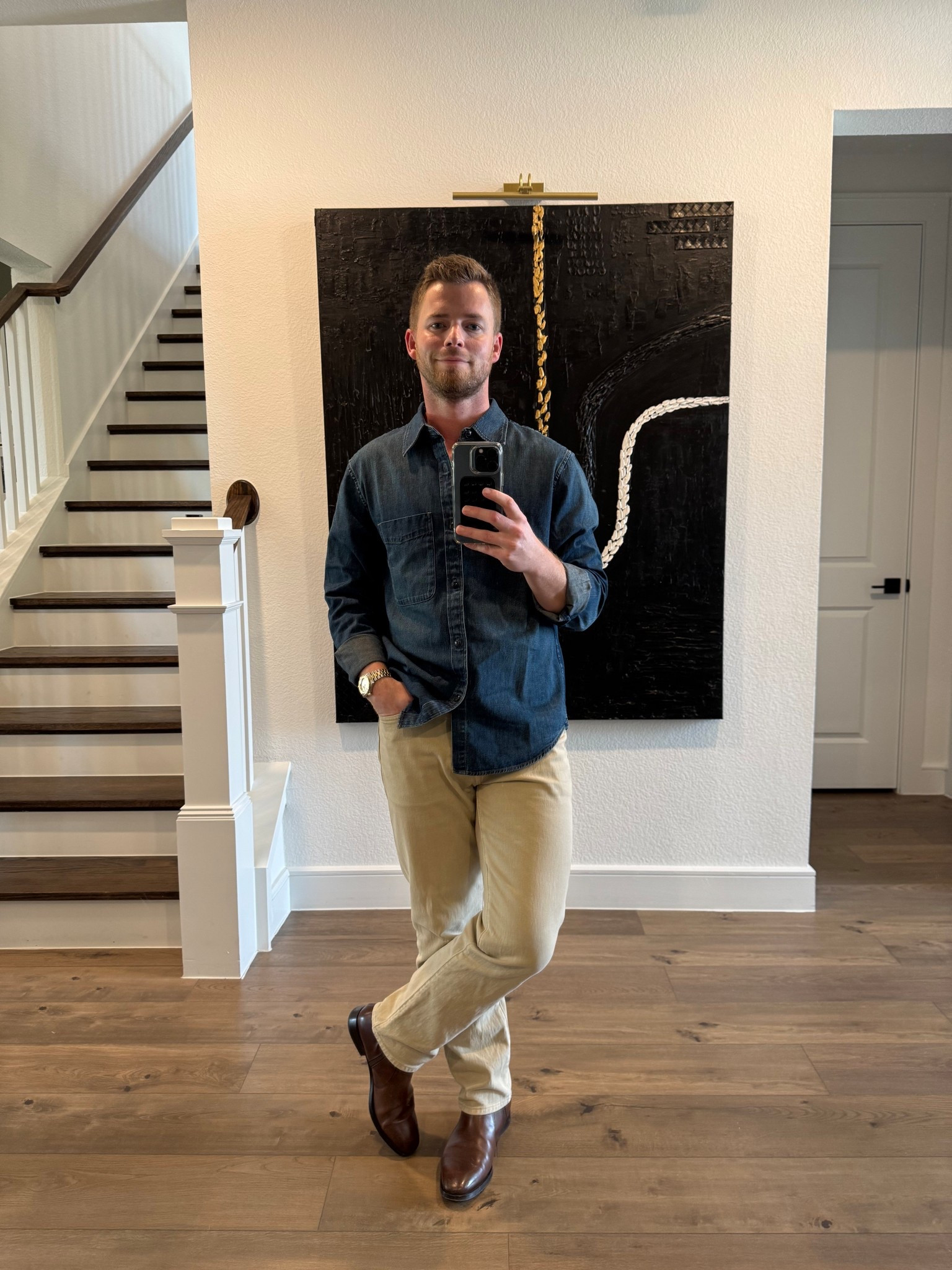 Love this new Madewell denim shirt 

#LTKgrwm #LTKootd #LTKMens