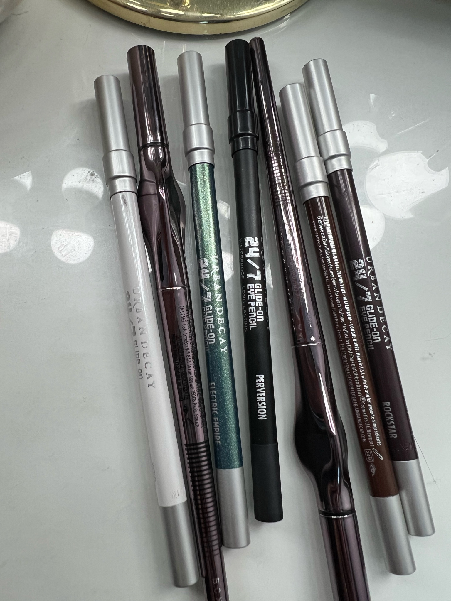 Never ask a girl with winged eyeliner why she's late. 😂

Testing out two of the eyeliners that showed up at my house last week! I used the black for the wings and the white on the inner corner of my eyes.

Urban Decay 24/7 Inks Easy Ergonomic Liquid Eyeliner Pen - A vegan liquid eyeliner that has an ergonomic grip, is water- and smudge-resistant, wears all day, and comes in a range of vibrant colors. Color: Zero

Urban Decay 24/7 Glide-On Waterproof Eyeliner Pencil - A waterproof eyeliner pencil that glides on ultra-creamy and delivers intense, smudge-proof colorful eye makeup for up to 16 hours. Color: Yeyo 

#LTKstyletip #LTKbeauty