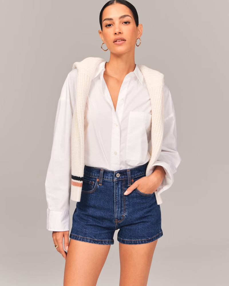 High Rise Mom Shorts | Abercrombie & Fitch (US)