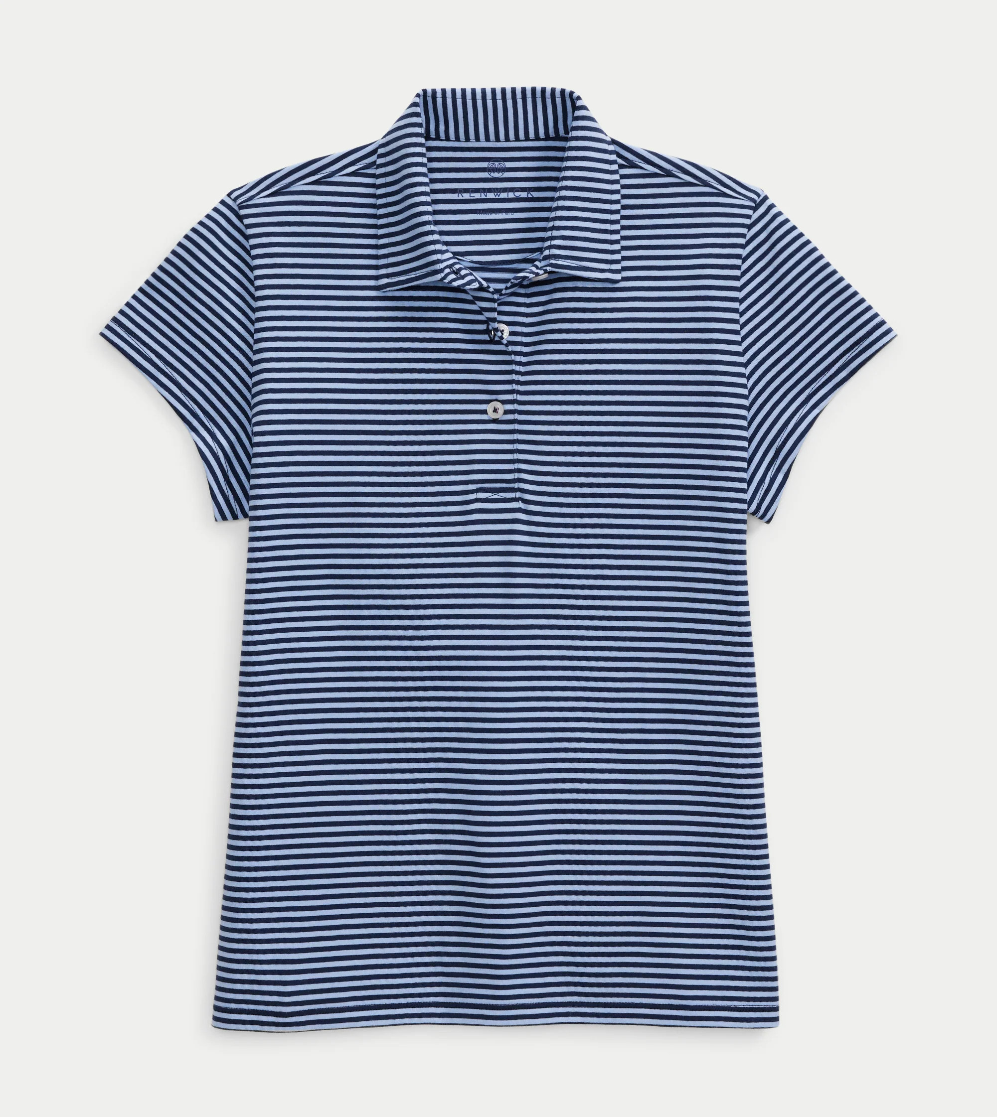 The Renwick Striped Cotton Polo | Renwick Golf