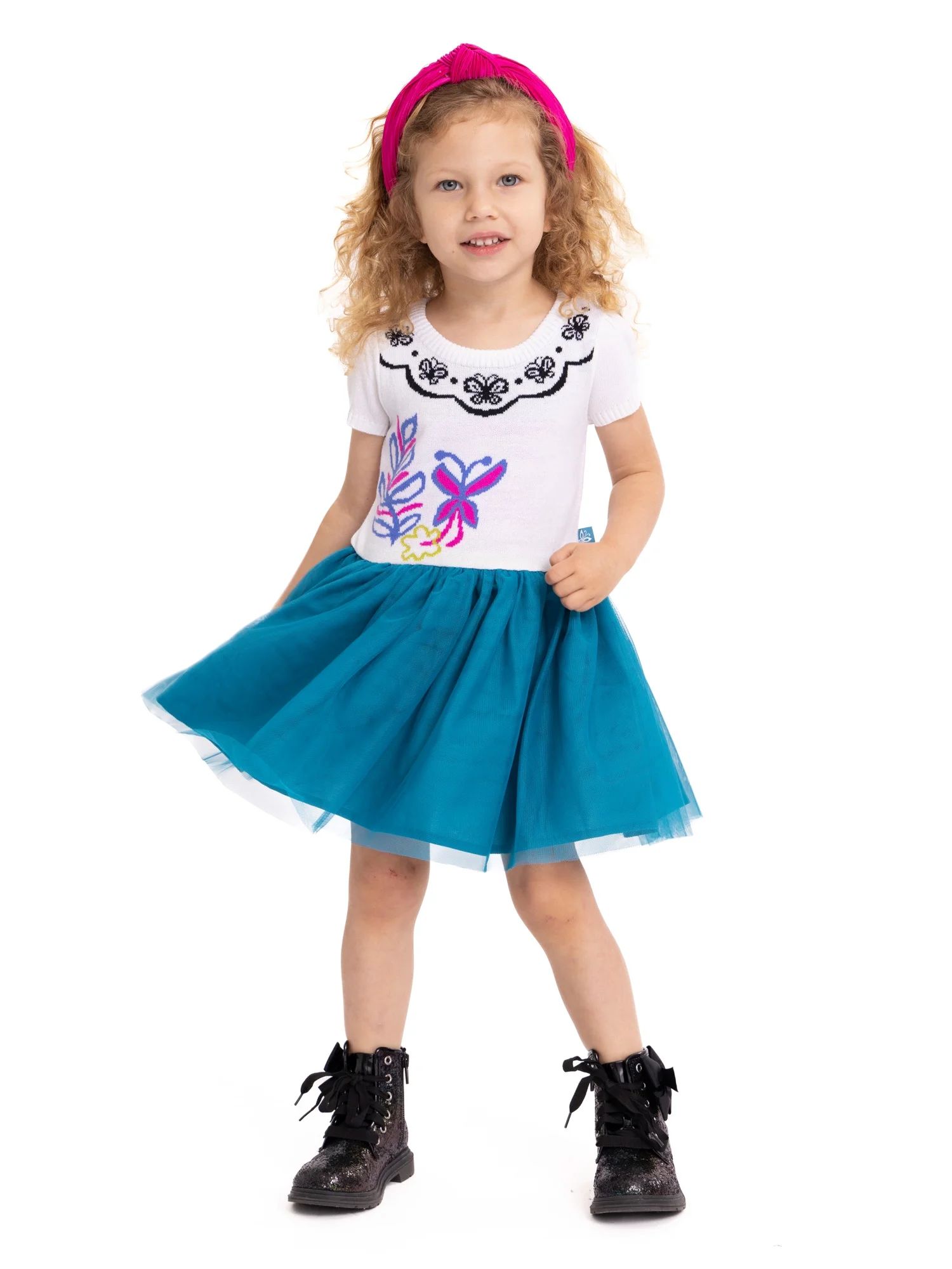 Disney Encanto Toddler Girl Cosplay Sweater Dress, Sizes, 12M-5T | Walmart (US)