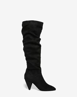 Slouch Heeled Booties | Express