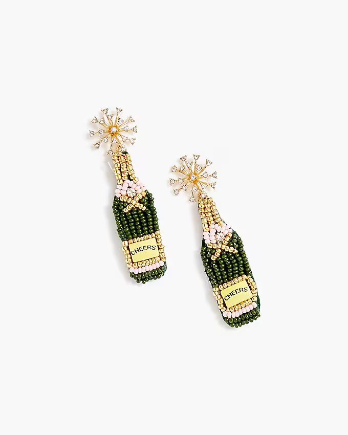 Champagne statement earrings | J.Crew Factory