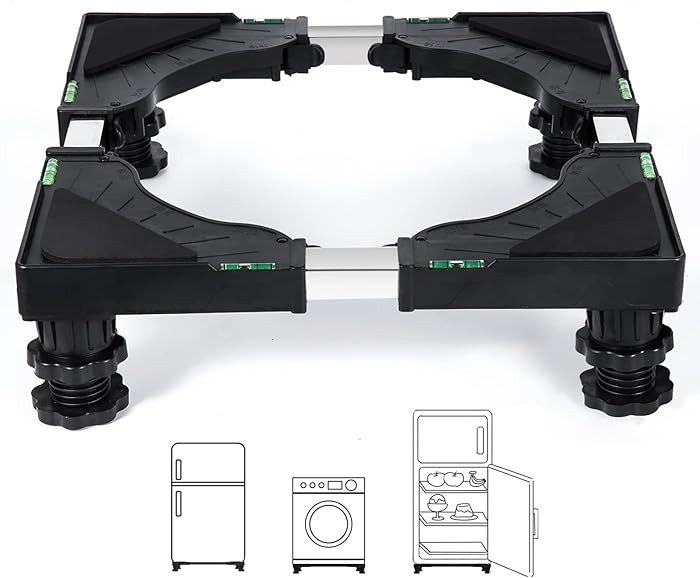 Nefish Mini Fridge Stand Universal Raised Base Adjustable Refrigerator Stands with 4 Strong Feet ... | Amazon (US)