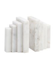 7in Marble Bookends | Marshalls