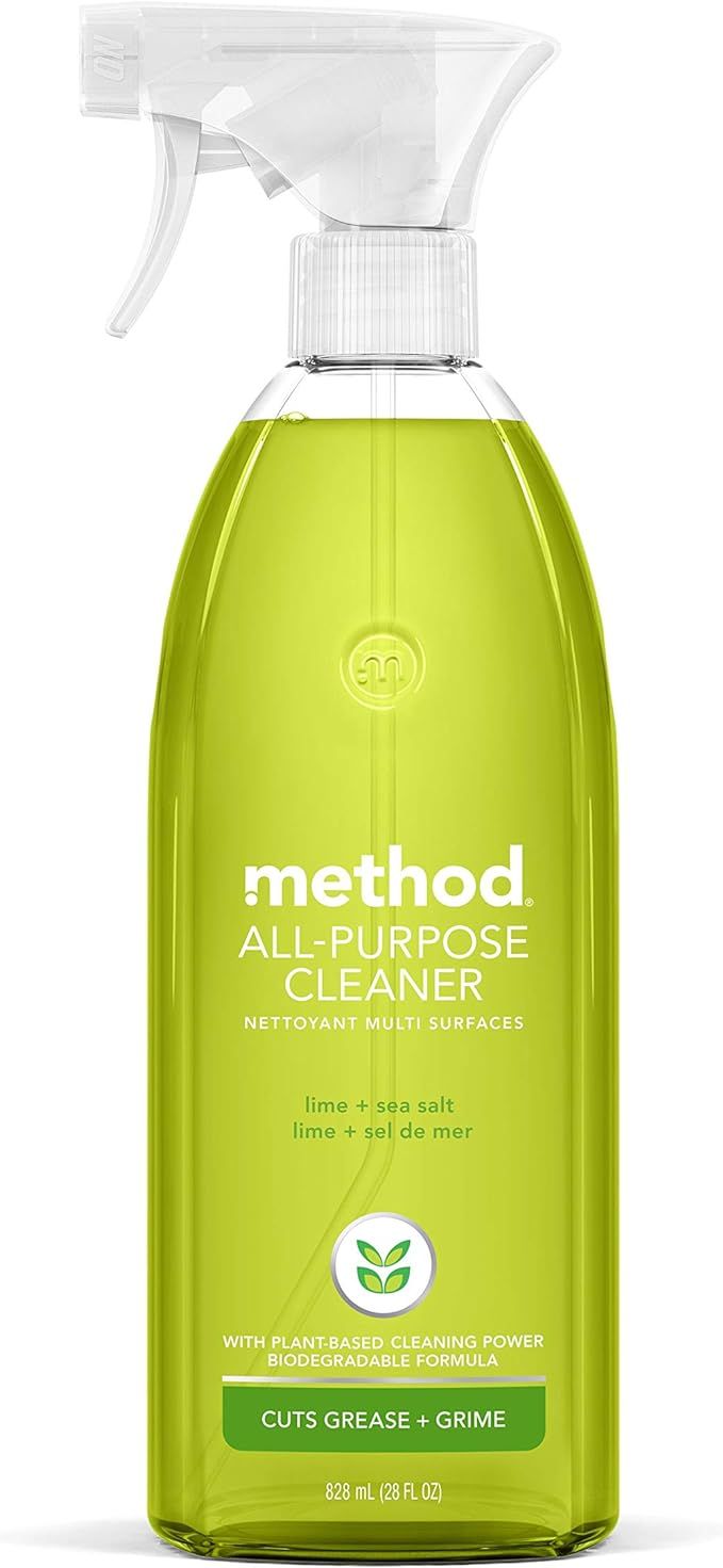 Method All-Purpose Cleaner Spray, Lime + Sea Salt, Plant-Based and Biodegradable Formula Perfect ... | Amazon (US)