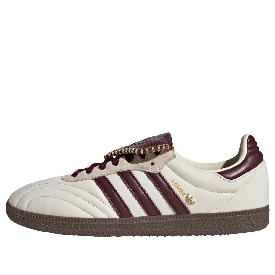 adidas - (WMNS) adidas Samba Long Tongue 'Cream White Maroon' | KICKS CREW