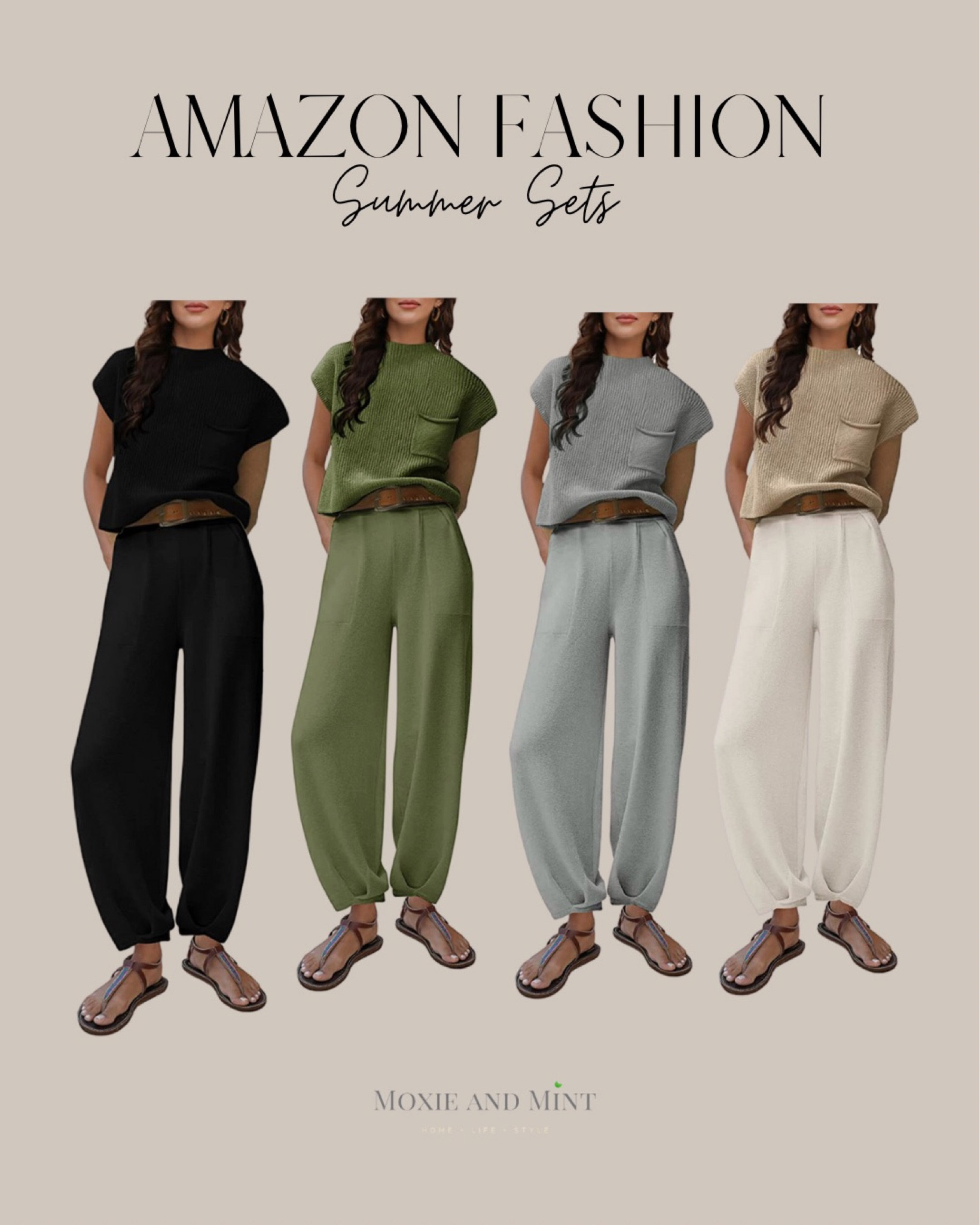 These stylish and comfy sets are under $40 right now! 

#womensfaahion #instyle #summersets

#LTKunder50 #LTKsalealert #LTKSeasonal