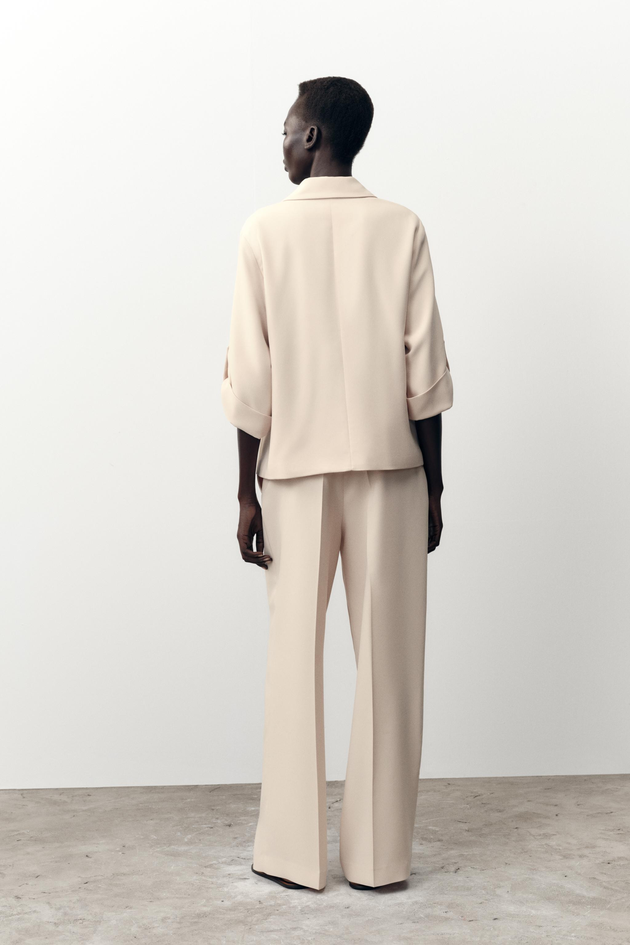 GERADE HOSE MIT HOHEM BUND | Zara US