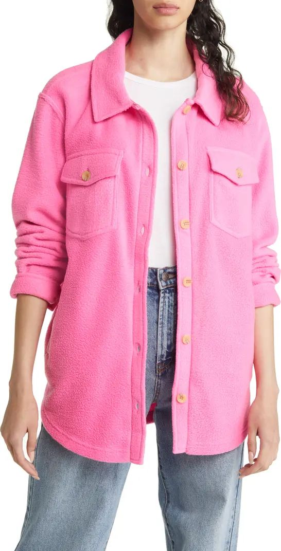 Polar Fleece Shacket | Nordstrom