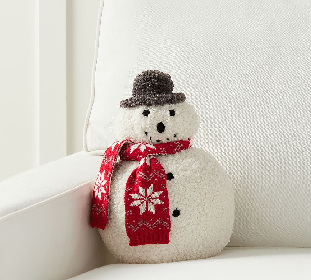 Arlene the Snowman Pillow | Pottery Barn (US)