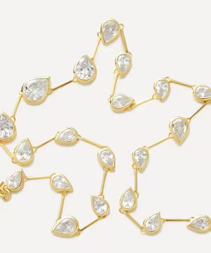 18ct Gold-Plated Vermeil Silver Myriad Necklace | Liberty London (UK)