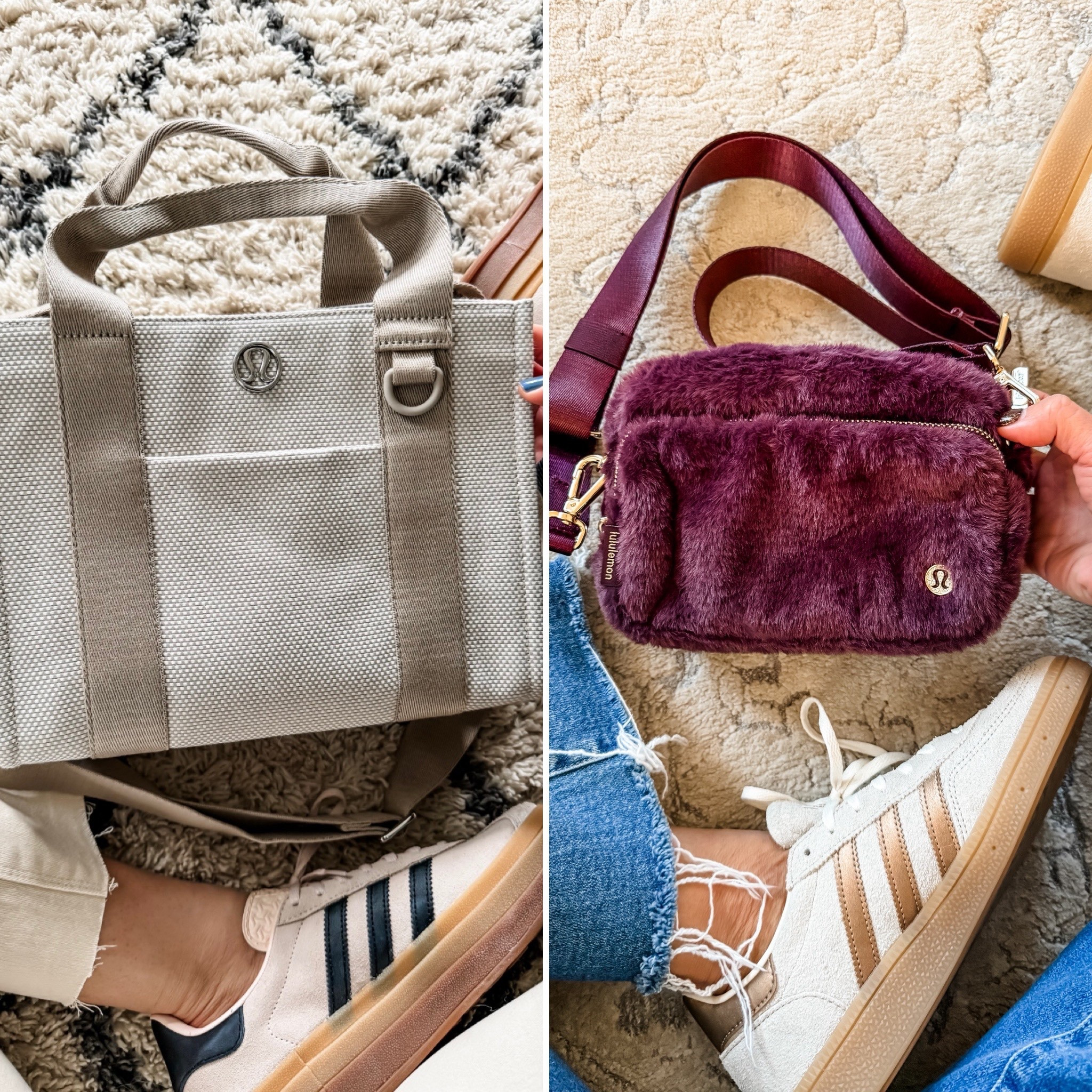 Lululemon sale, Lululemon bags, Crossbody bags, faux, fur bag, tote bags. 

#LTKSaleAlert #LTKFindsUnder100 #LTKFindsUnder50