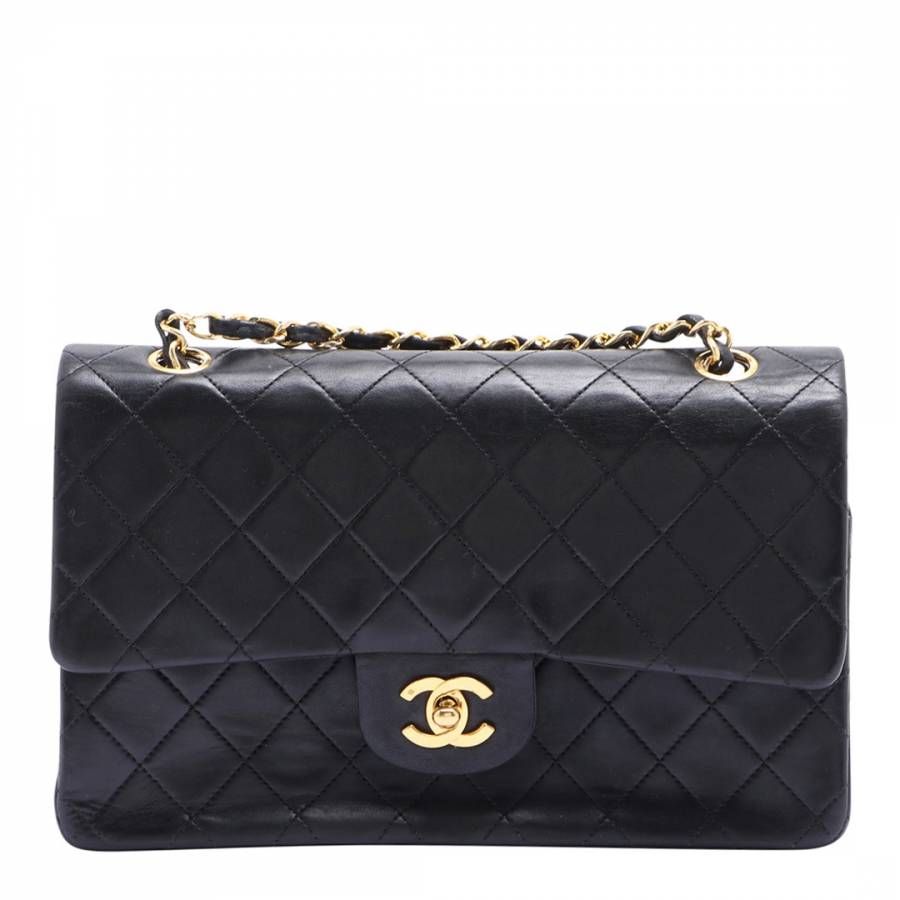 Vintage Black Chanel Timeless Shoulder Bag | BrandAlley
