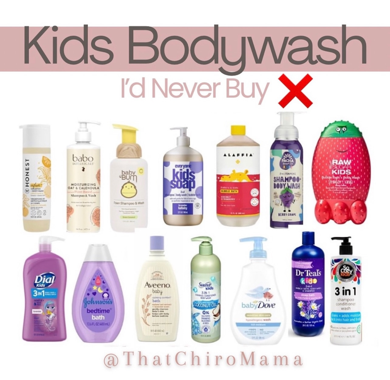 ‼️Comment “BODYWASH” for cleaner options list!⤵️⤵️⤵️

We see toxic ingredients everyyyyywhere in kids products! 

There might be a partial reason for the rise in respiratory and health issues in kids!

❌And we are putting these on our precious little newborns?!?!

How can this be legal?! 

I’m so thankful for cleaner options! Our favorites are @attitude_living  and @rowe_casa_organics 😍

#bodywash #toxinfree #toxinfreeliving #nontoxic