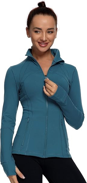 QUEENIEKE Women's Sports Define Jacket Slim Fit and Cottony-Soft Handfeel 60927 | Amazon (US)