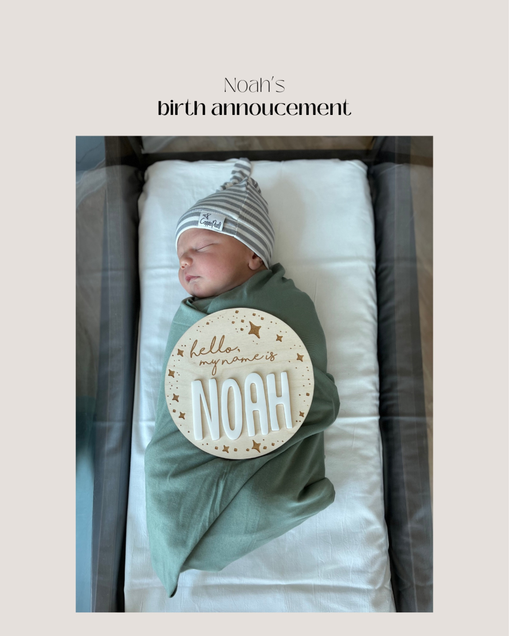 Noah birthday announcement outfit


Baby announcement outfit
Baby outfit
Newborn outfit
Baby hospital outfit
Name sign 
Nursery name decor
Nursery decor
Etsy 
Baby name sign 
Copper pearl
Swaddle
Baby hat
Baby swaddle
Baby blanket
Hospital bag


#LTKunder50 #LTKbump #LTKbaby