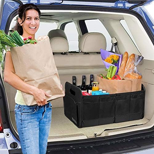 Homeve Car Trunk Organizer, Car Storage, Reinforced Handles, Collapsible Multi-Compartment Car Or... | Amazon (US)