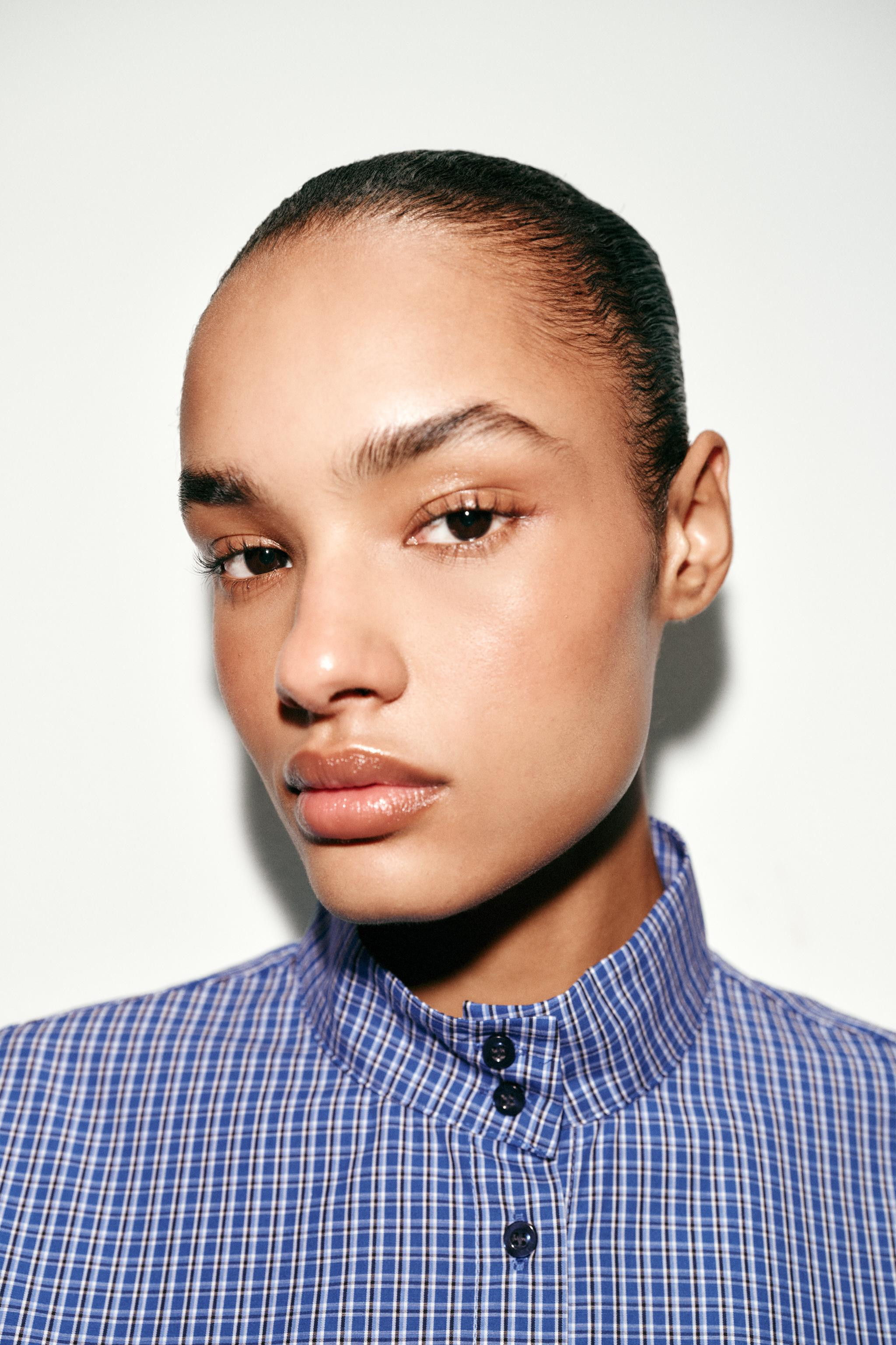 BALLOON CHECK SHIRT | Zara UK