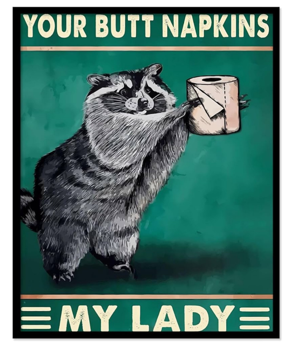 These satirical bathroom signs get me aand my humour 

#LTKstyletip #LTKsale #LTKhome