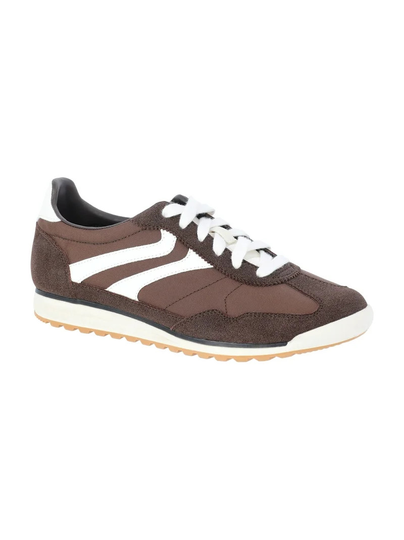 No Boundaries Women's Retro Lace-Up Sneakers | Walmart (US)