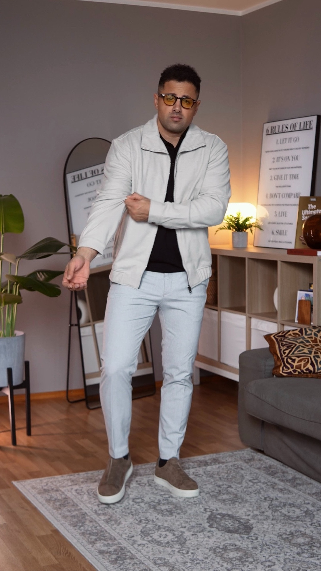 Friday’s Outfit! Wool zip-up Jacket & Merino Wool Polo Shirt both in Size LARGE! 
——


#LTKootd #LTKMens #LTKgrwm