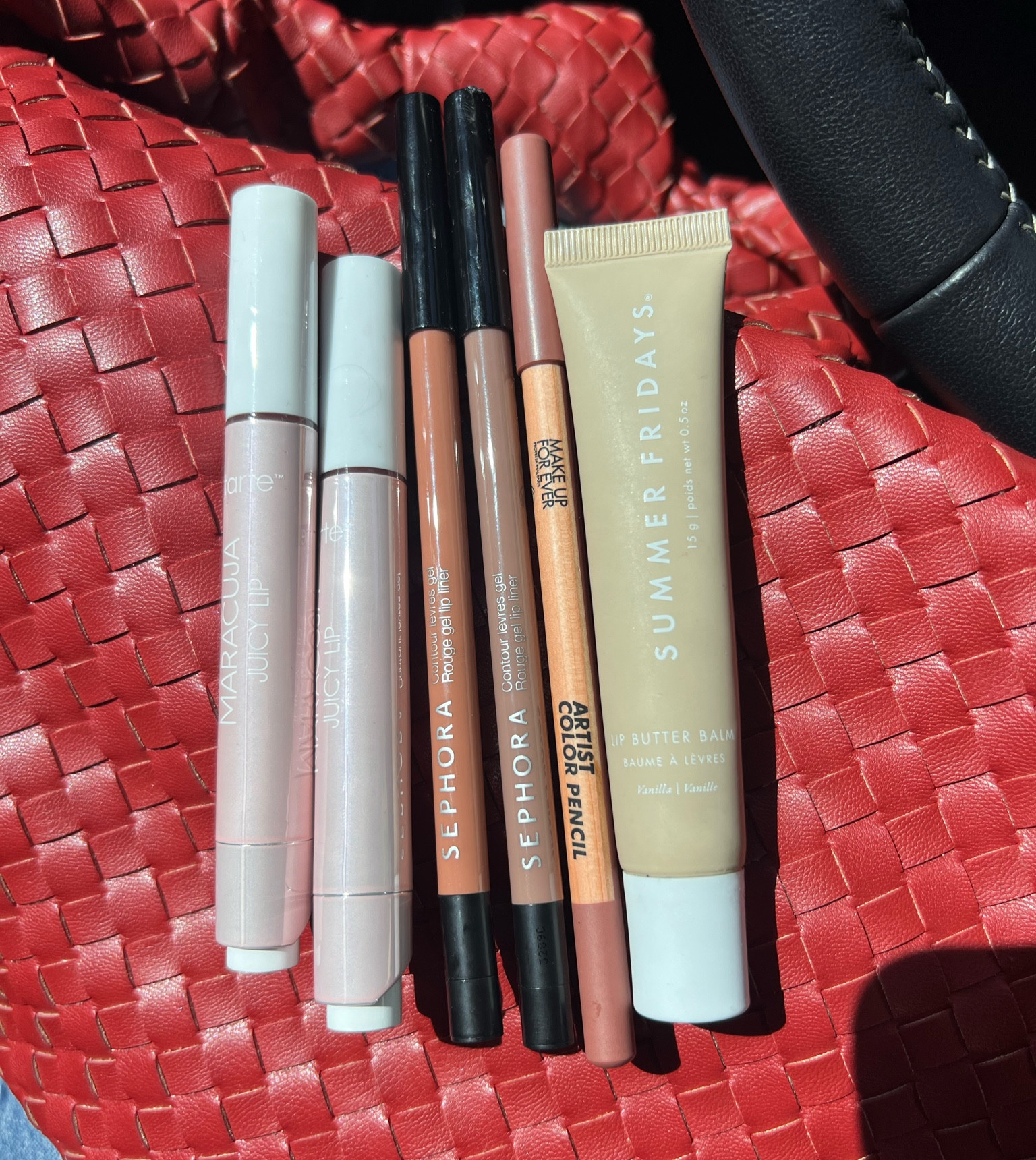 Must have lip products for the perfect nudish/mauvy/pinkish lips 🫦 @tartecosmetics @sephora 

Sephora liners in “nothin but nude” & “dressed to the 90s” 
Makeup forever liner “wherever walnut”
Target Juicy lips in “hibiscus” & “orchid”
Summer Fridays balm “vanilla” 

#tarte #lips #sephorasale #sephora

#LTKsalealert #LTKbeauty #LTKxSephora