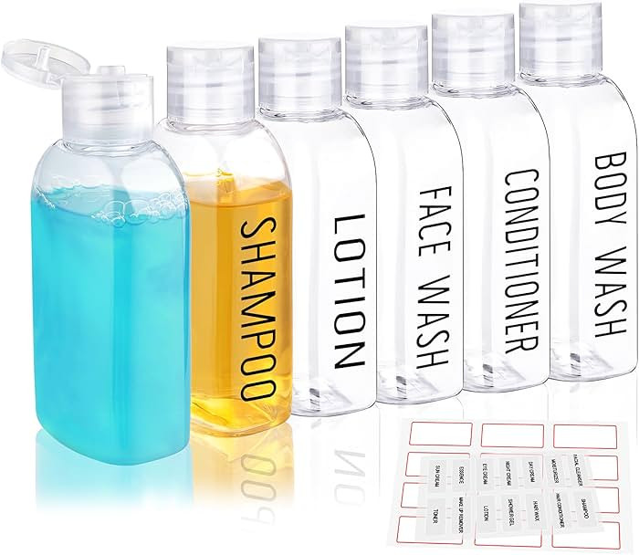 Clear Plastic Travel Bottles 3.4oz/100ml | Amazon (US)