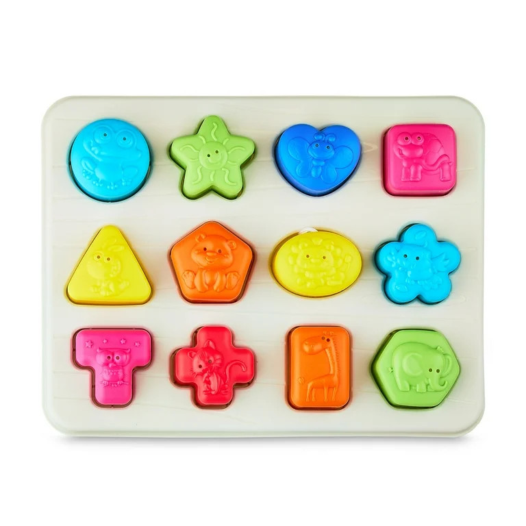 Spark Create Imagine 13 Piece Shape Sorting Sensory Puzzle, 6 Months+ | Walmart (US)