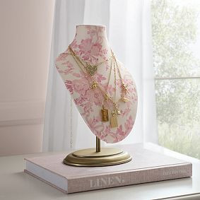 LoveShackFancy Printed Jewelry Bust | Pottery Barn Teen