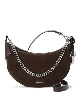 Polo Ralph Lauren Polo ID Suede Mini Chain Bag  | Bloomingdale's Handbags | Bloomingdale's (US)