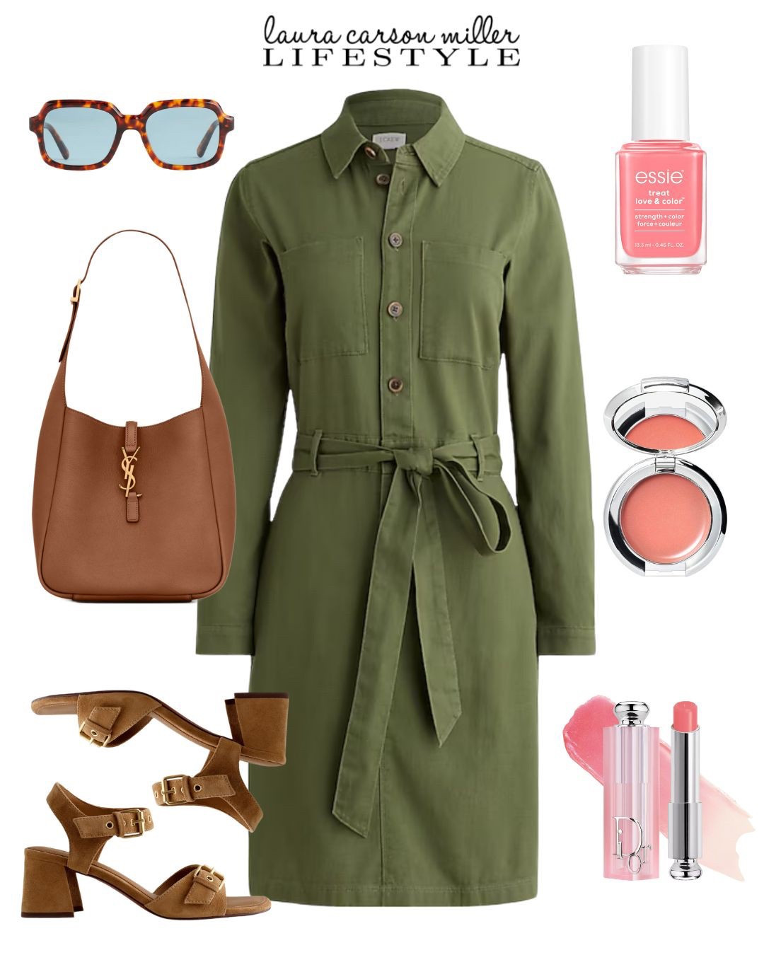 Easy being green…
Laura Carson Miller, tie belt dress, peach beauty shades, spring makeup, spring style, spring break outfit, 

#LTKFindsUnder100 #LTKStyleTip #LTKItBag