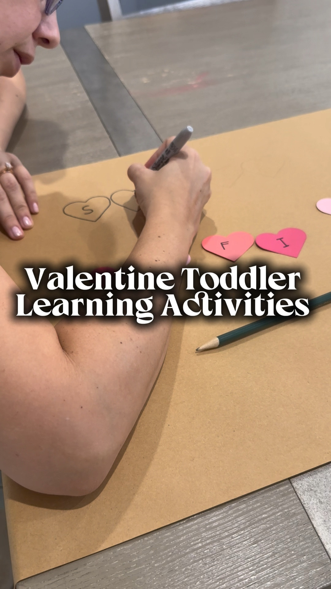Today’s learning activities was Valentine’s themed 💘

It was simple and low prep, yet effective for toddler and kids learning. 

We covered name recognition, emotions, line tracing, and fine motor skills.  

#momlife #parenting #kids #parentinglife #toddleractivities 