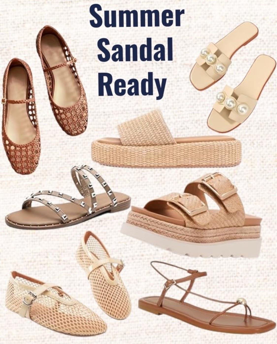 Women’s Summer Sandals – Cute, Comfy & Ready to Wear

From beach days to brunch, these stylish sandals are your go-to for summer. Featuring chic flats, trendy slides, woven textures, and comfy platforms—each pair is lightweight, breathable, and easy to style with any outfit. #SummerSandals #ChicAndComfy #WomensShoes #SlideIntoStyle #WarmWeatherStyle  
#NeutralVibes #BeachReady #EverydayShoes #SandalSeason

#LTKFindsUnder50 #LTKShoeCrush #LTKSaleAlert