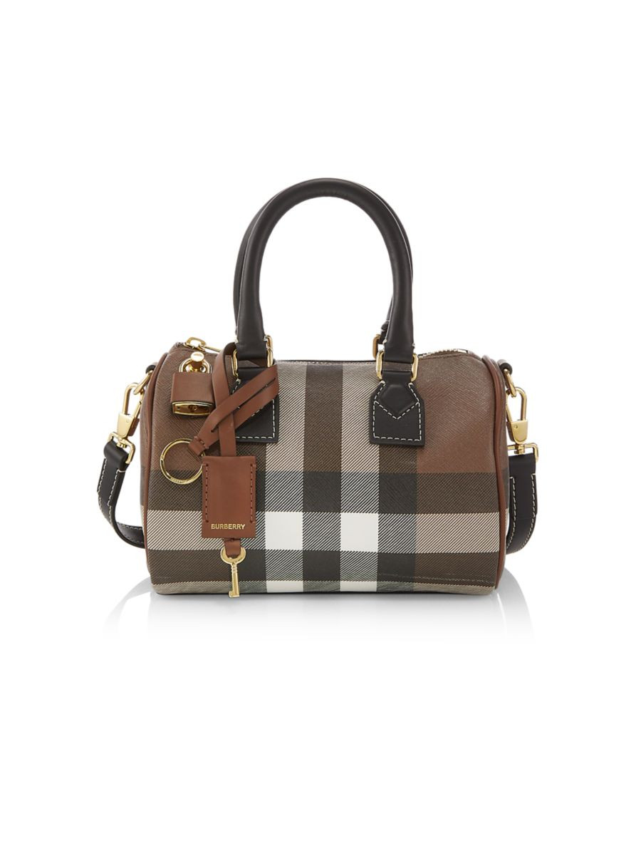 Check Mini Bowling Bag | Saks Fifth Avenue