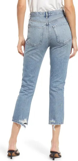 Riley High Waist Crop Jeans | Nordstrom