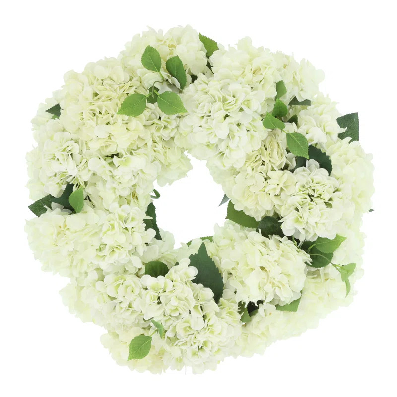 Sofia 26" Faux Hydrangea Wreath | Wayfair North America