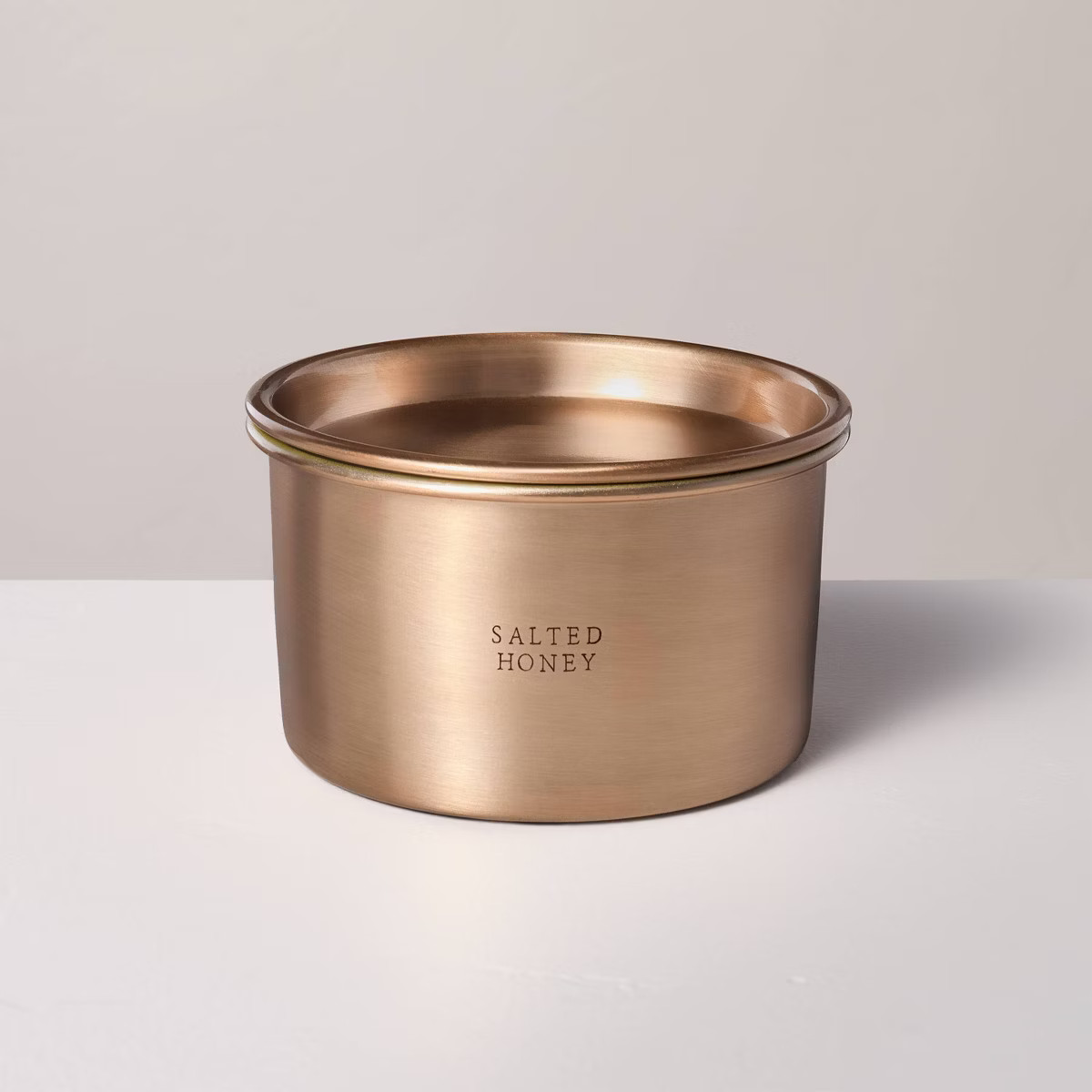 4 Wick Metal Salted Honey Jar Candle 20oz - Hearth & Hand™ with Magnolia | Target