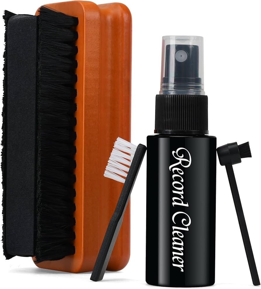 4in1 Vinyl Record Cleaner Kit, Vinyl Records Cleaning Kit for Records Albums, Includes 2in1 Velve... | Amazon (US)