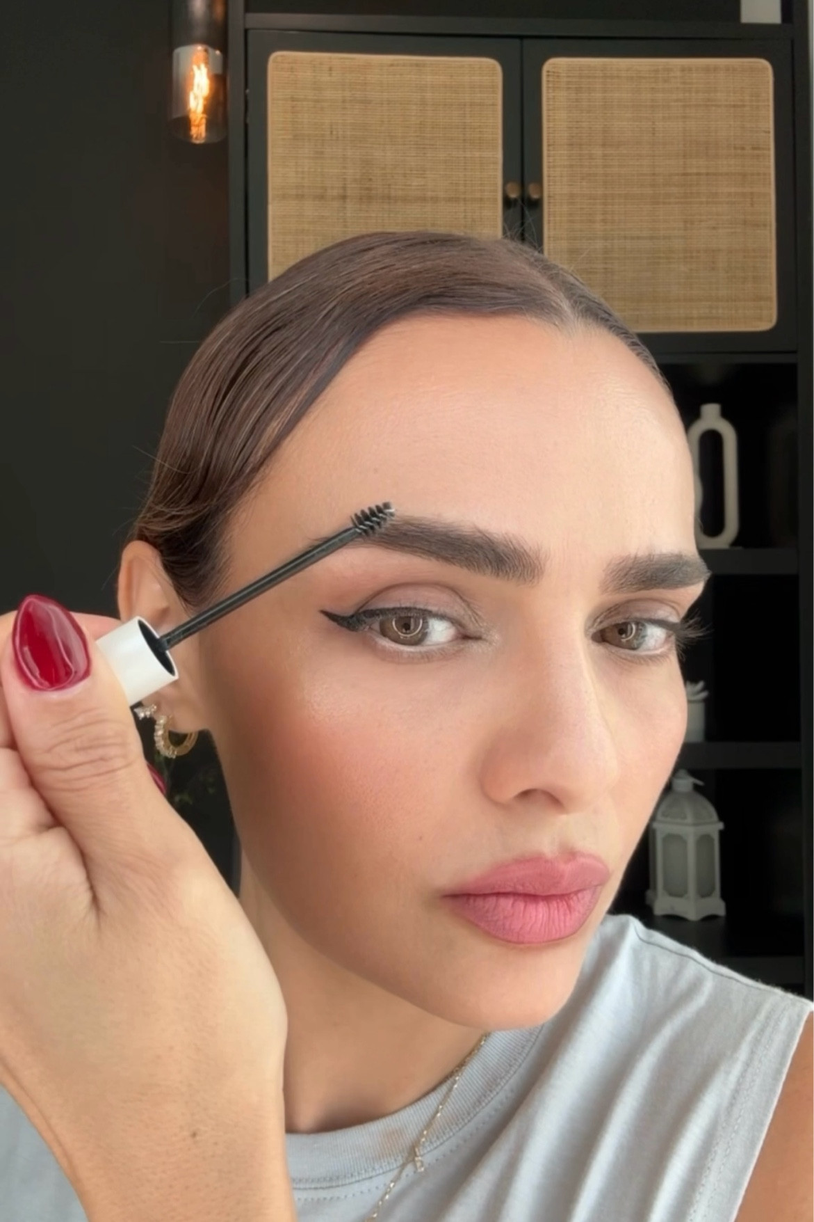 Been using this serum from @nulastin nulastin! for fuller looking lashes and brows, and the results are real! 🌟 With just a quick swipe two times a day, I’ve achieved naturally stronger, longer  lashes and brows. 🫶🏻❤️