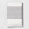 Click for more info about Bath Towel Ella Stripe Railroad Gray - Hearth & Hand™ with Magnolia