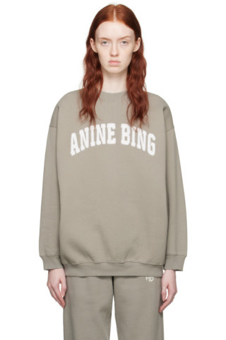 ANINE BING - Gray Tyler Sweatshirt | SSENSE
